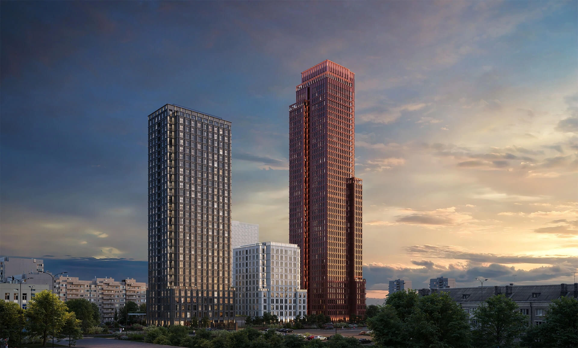 Архитектура дома на официальном сайте застройщика