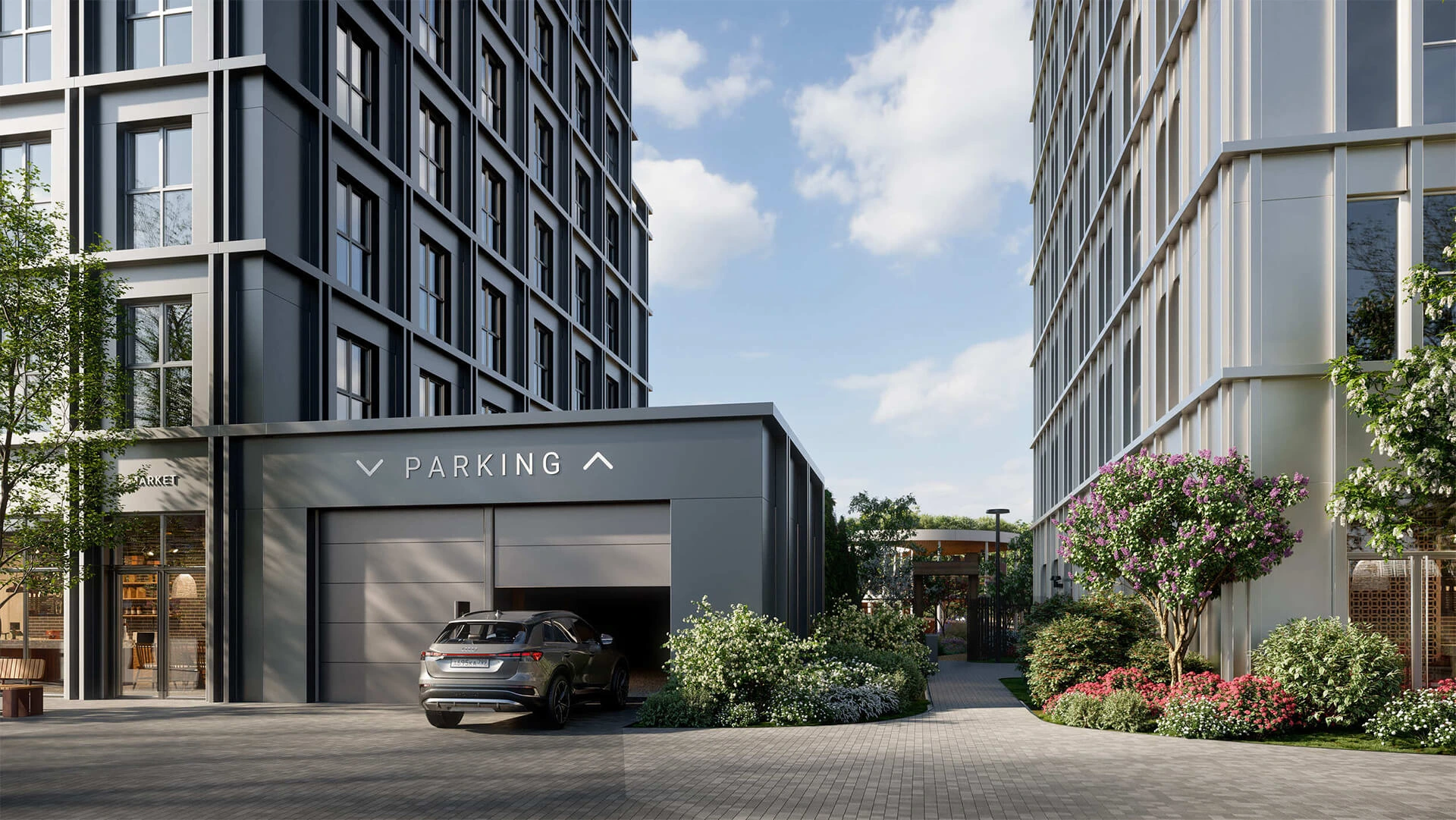 Парковка для жителей ЖК